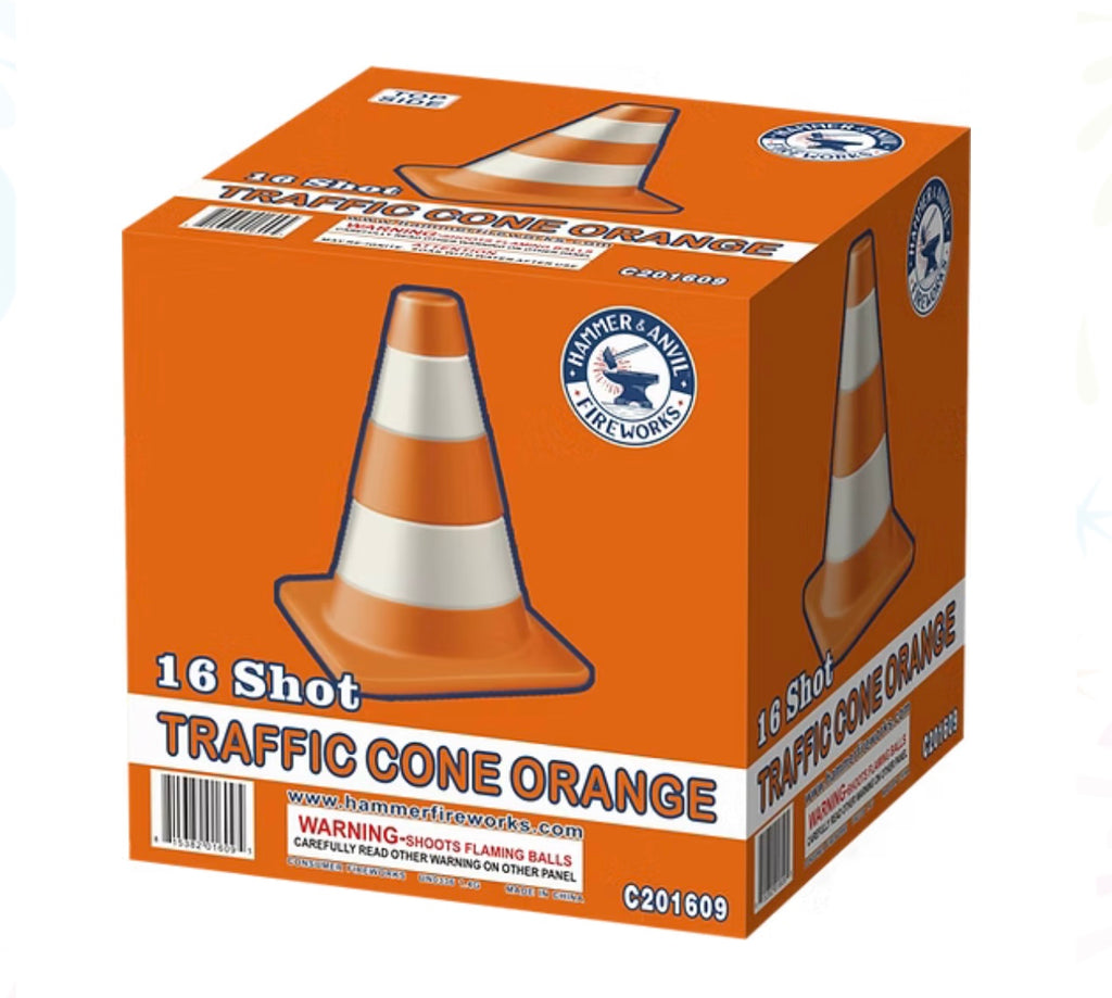 Traffic Cone Orange 16 Shot